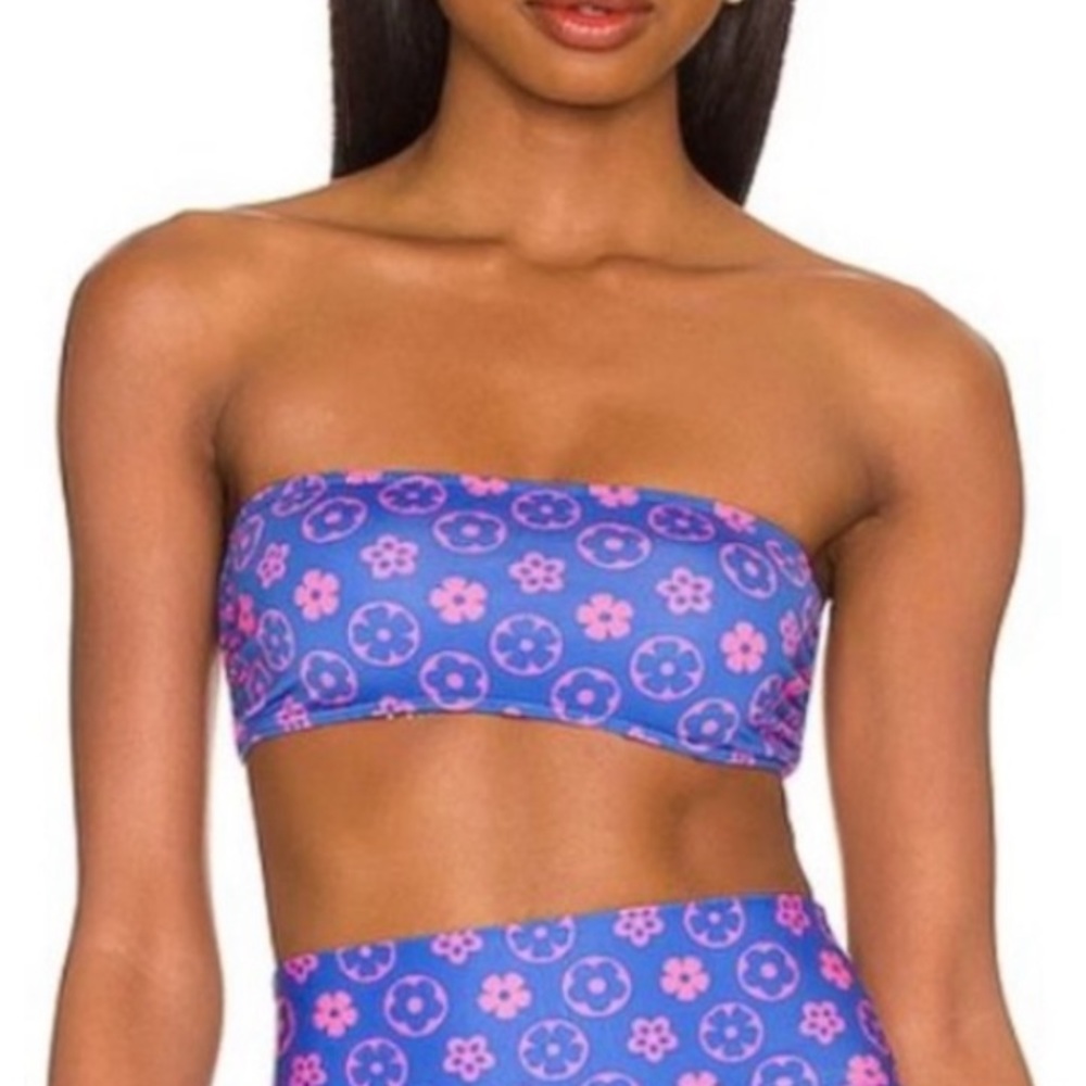 NWT Beach Riot Kelsey Top in Wavy Floral / Flowers | SOLD OUT ON REVOLVE